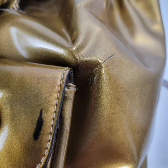 Vintage Gucci Backpack Bamboo Gold - Picture 2 of 13